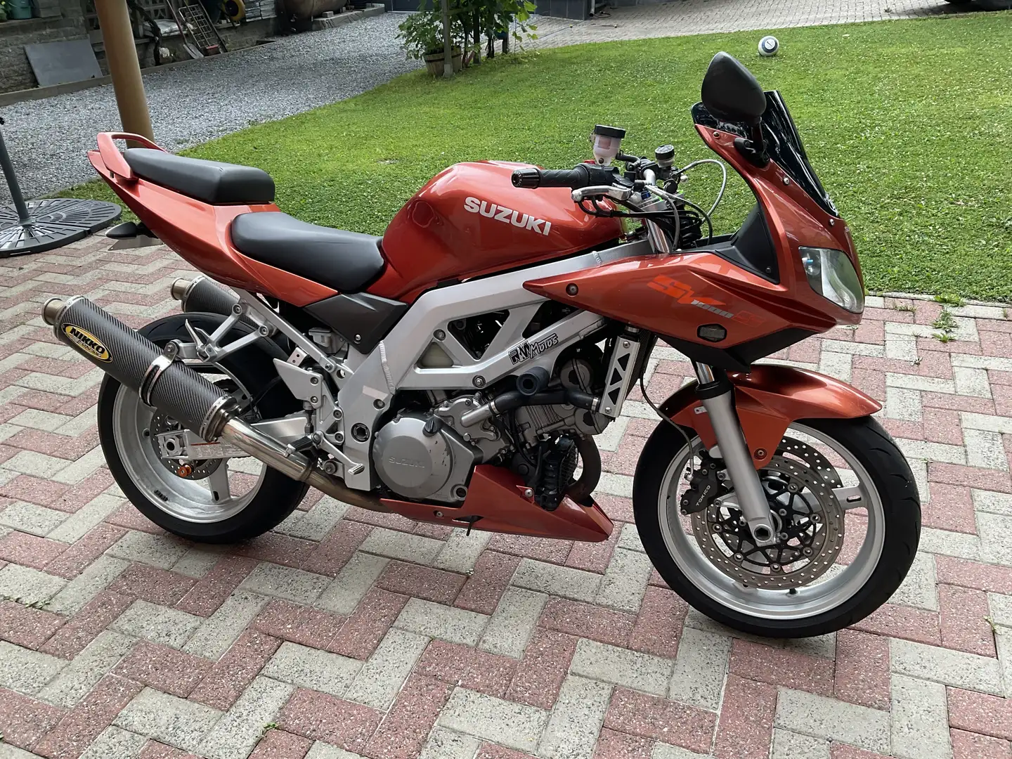 Suzuki SV 1000 origine et chicanes sport Оранжевий - 1