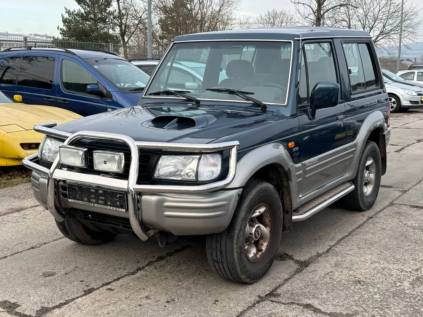 Mitsubishi Galloper Galloper 2.5 TD Excced Blauw - 1