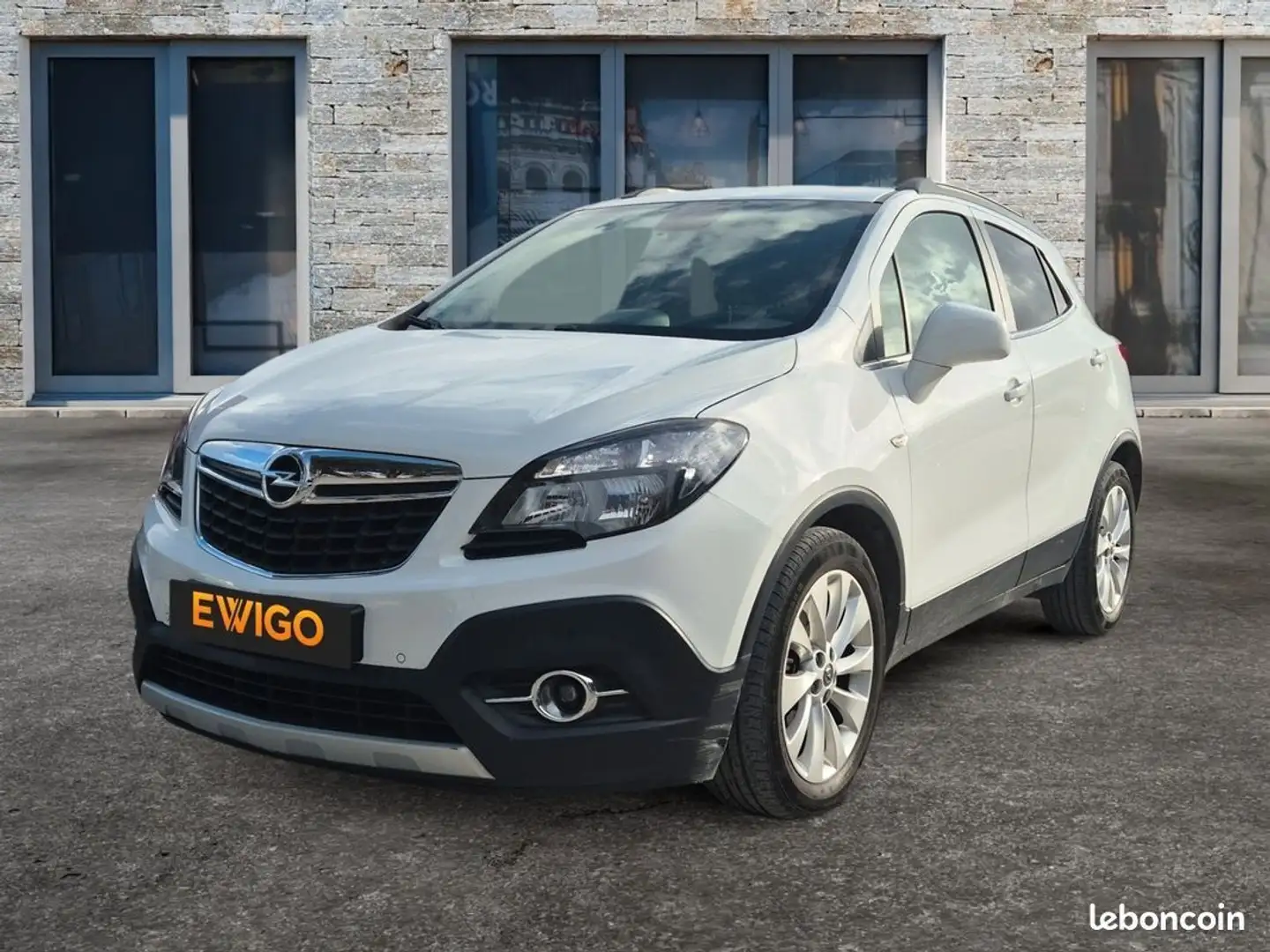 Opel Mokka 1.4 t 140 cosmo pack 4x2 bva start-stop 1ere main revision faite interieur cuir sieges chauffants Blanc - 1