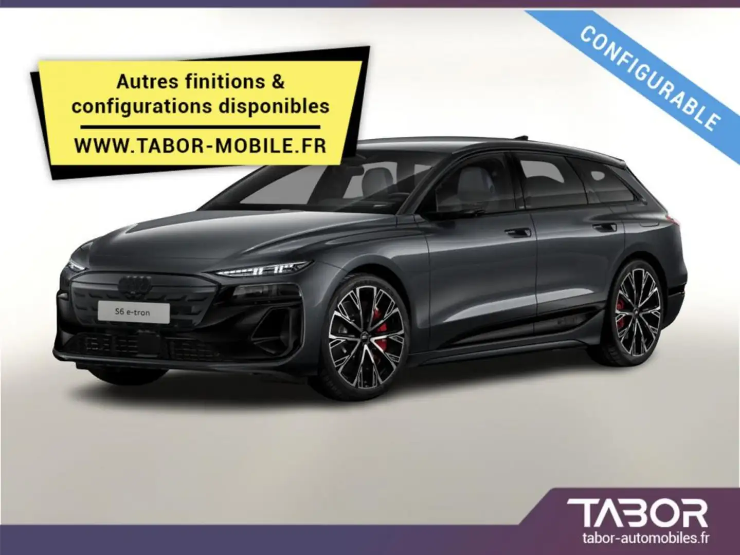 Audi S6 Avant e-tron LED GPS 360°Cam radars+ Šedá - 1