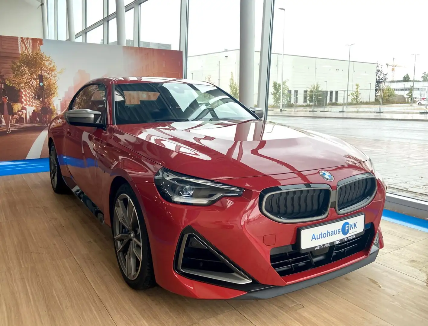 BMW 240 xDrive Coupé LiveCockpit Plus DAB HIFI LED Rouge - 1