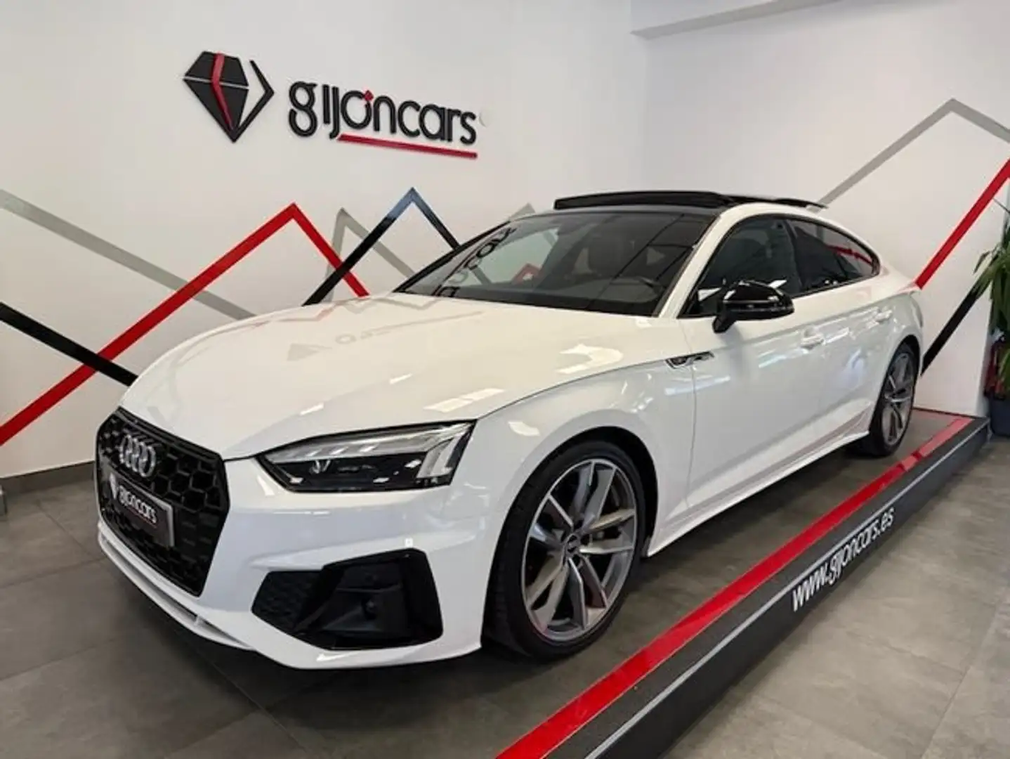 Audi A5 Black Line 40 TDI S tronic Sportback Weiß - 1