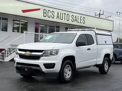 White 2019 Chevrolet Colorado Work Truck Extended Cab LB RWD Pickup Truck 4X2 6-Speed Automatic