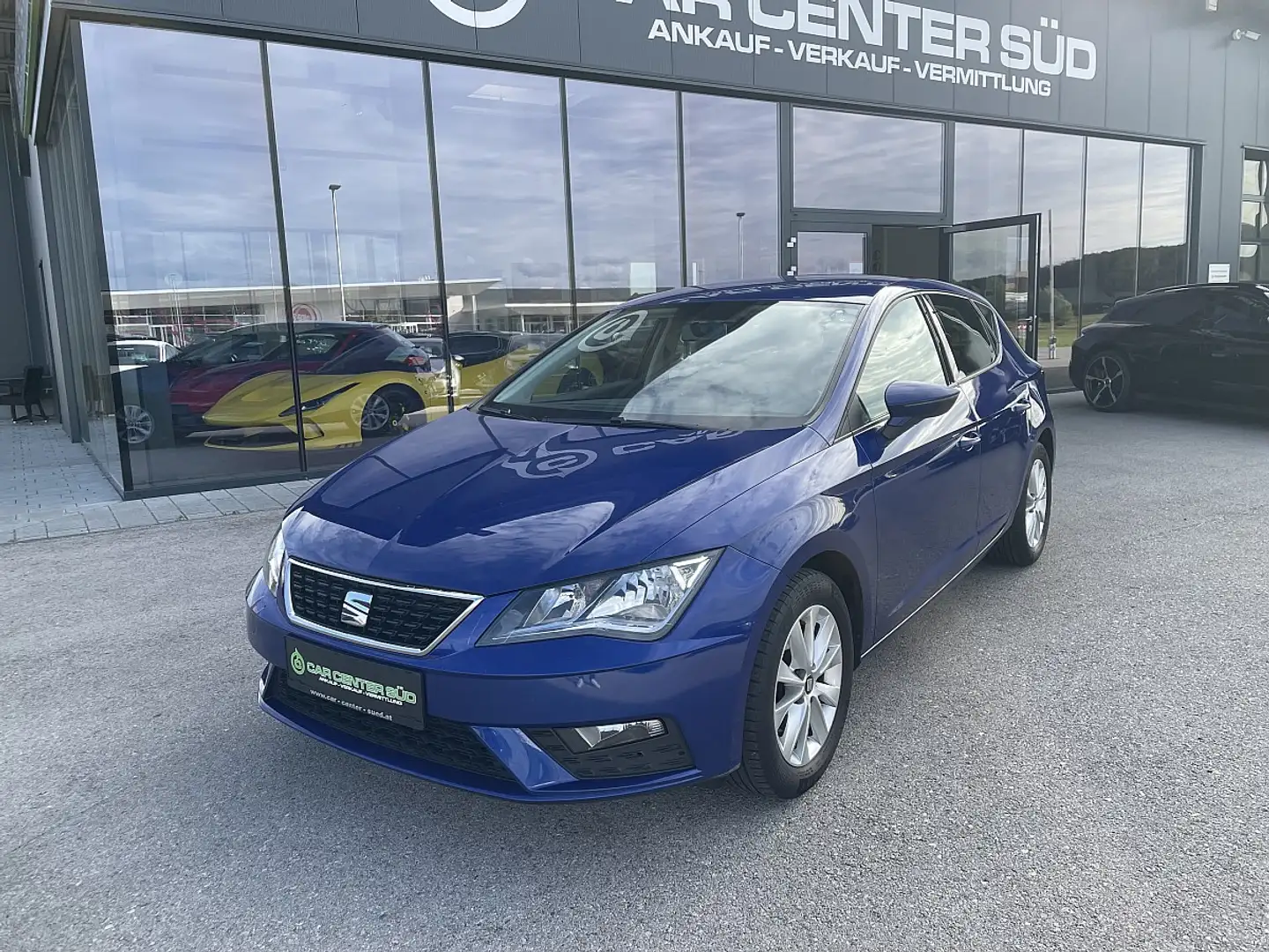 SEAT Leon Style 1,6 TDI Start-Stopp Blau - 1