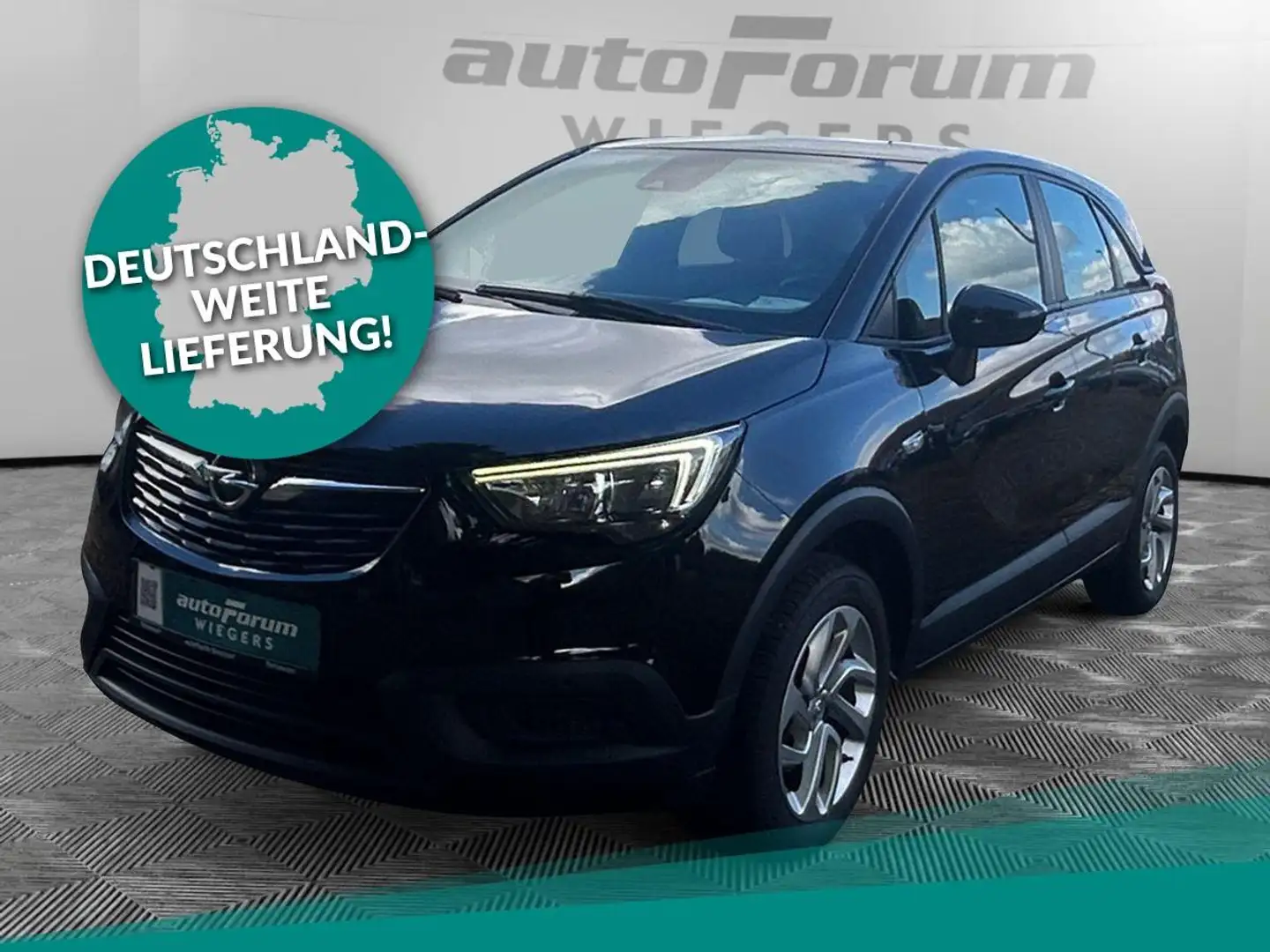 Opel Crossland X 1.2 Turbo Edition Klima+PDC+SHZ Schwarz - 1