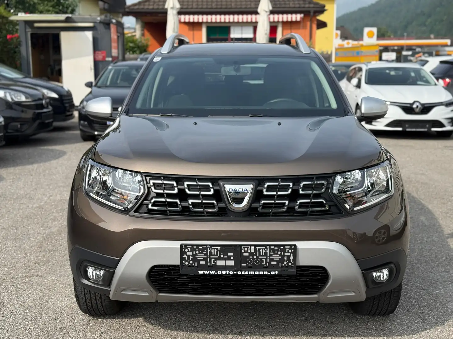 Dacia Duster TCe Prestige ALLRAD 1.Besitz.TÜV NEU.NAVI AHK Braun - 2
