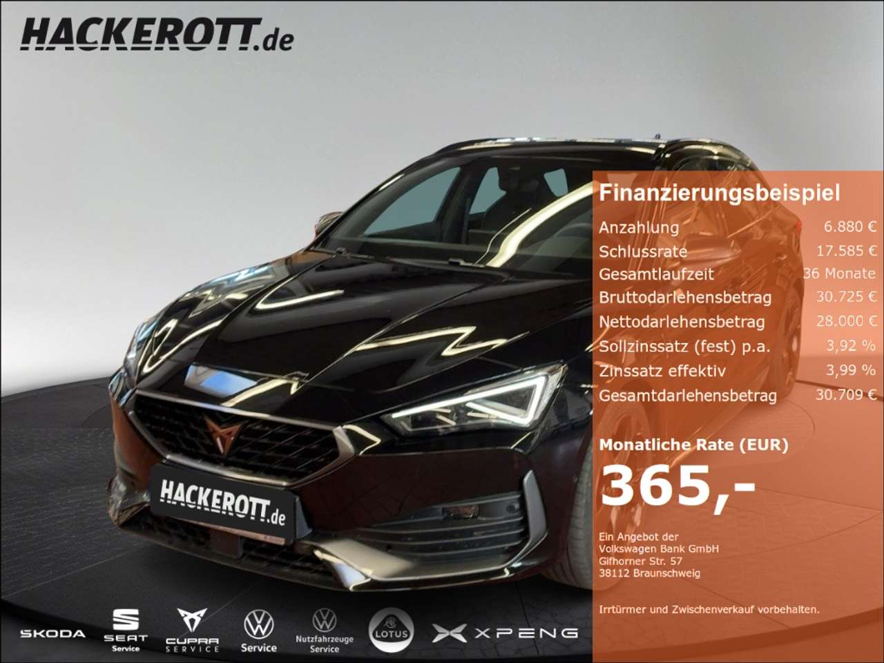 Cupra Leon 2023 — ST 1.4 TSI Hybrid *inkl. Batterie Zertifikat*  AHK