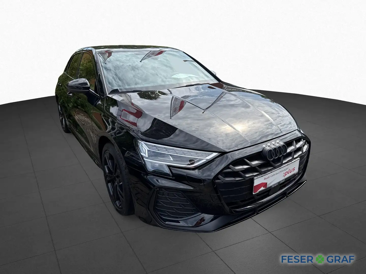 Audi A3 Spb. TFSI S LINE + S tro. OPTIKBLACK+NAVI+CARP+LED Negro - 2