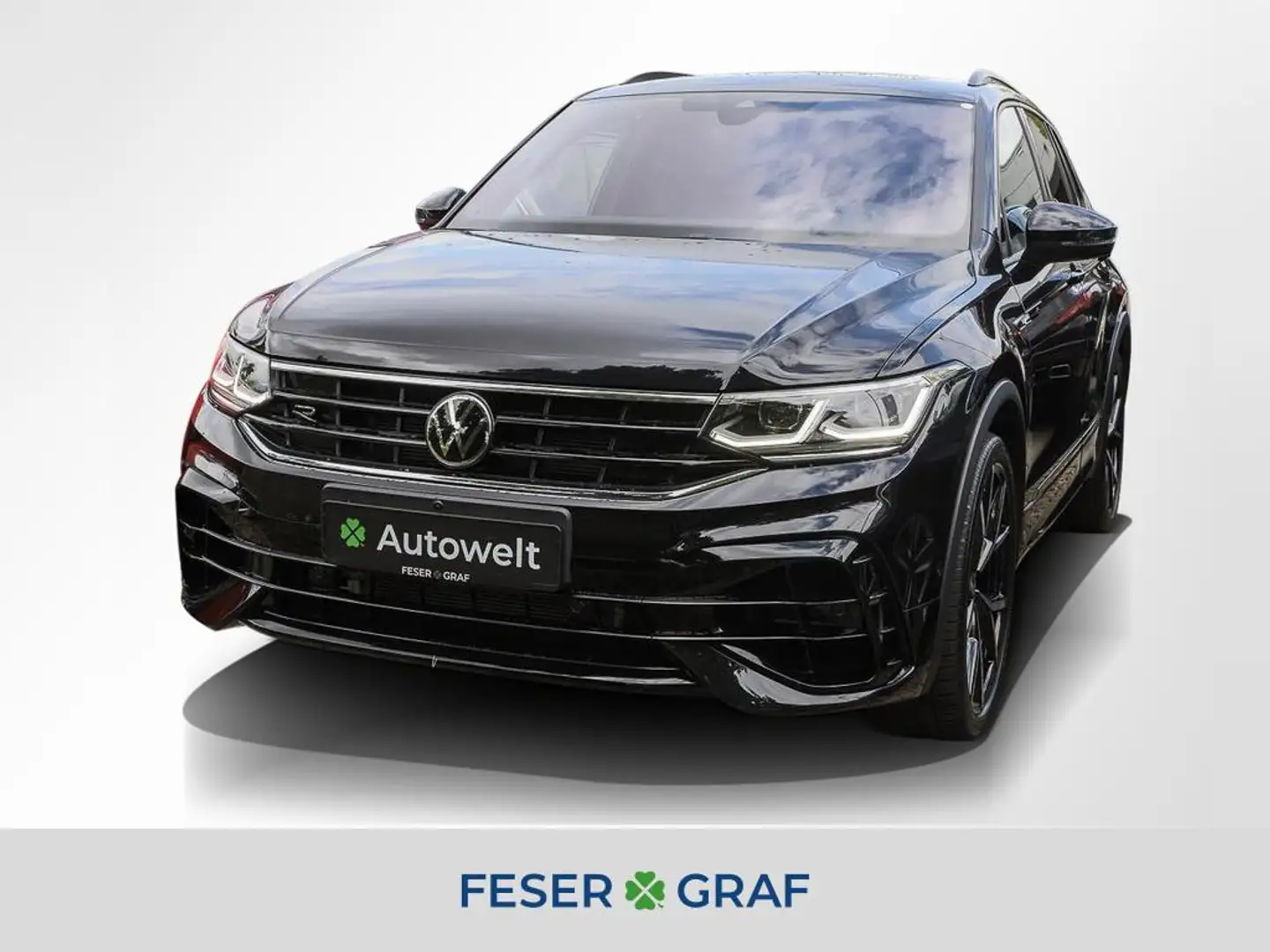 Volkswagen Tiguan R 2.0 TSI 4M AHK Akra Matrix Navi Pano Zwart - 1