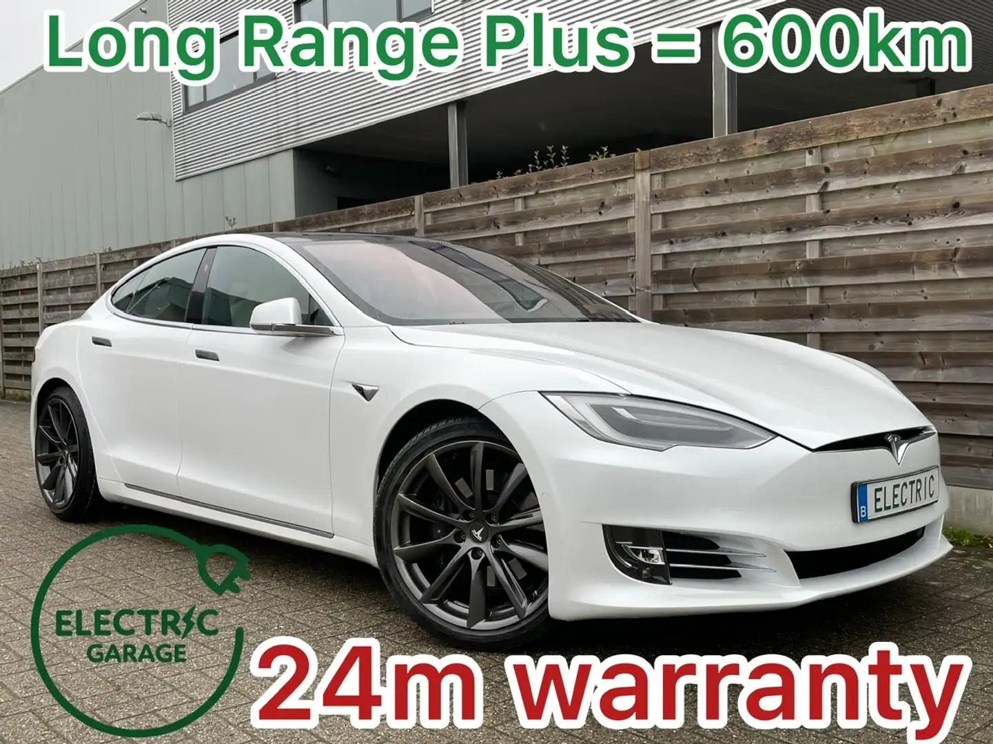 Tesla Model S 100 kWh Dual Motor Long Range Plus BTW/TVA Wit - 1