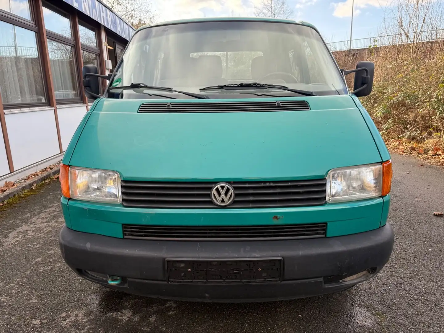Volkswagen T4 Pritsche Doppelkabine 1.Hand! Groen - 2