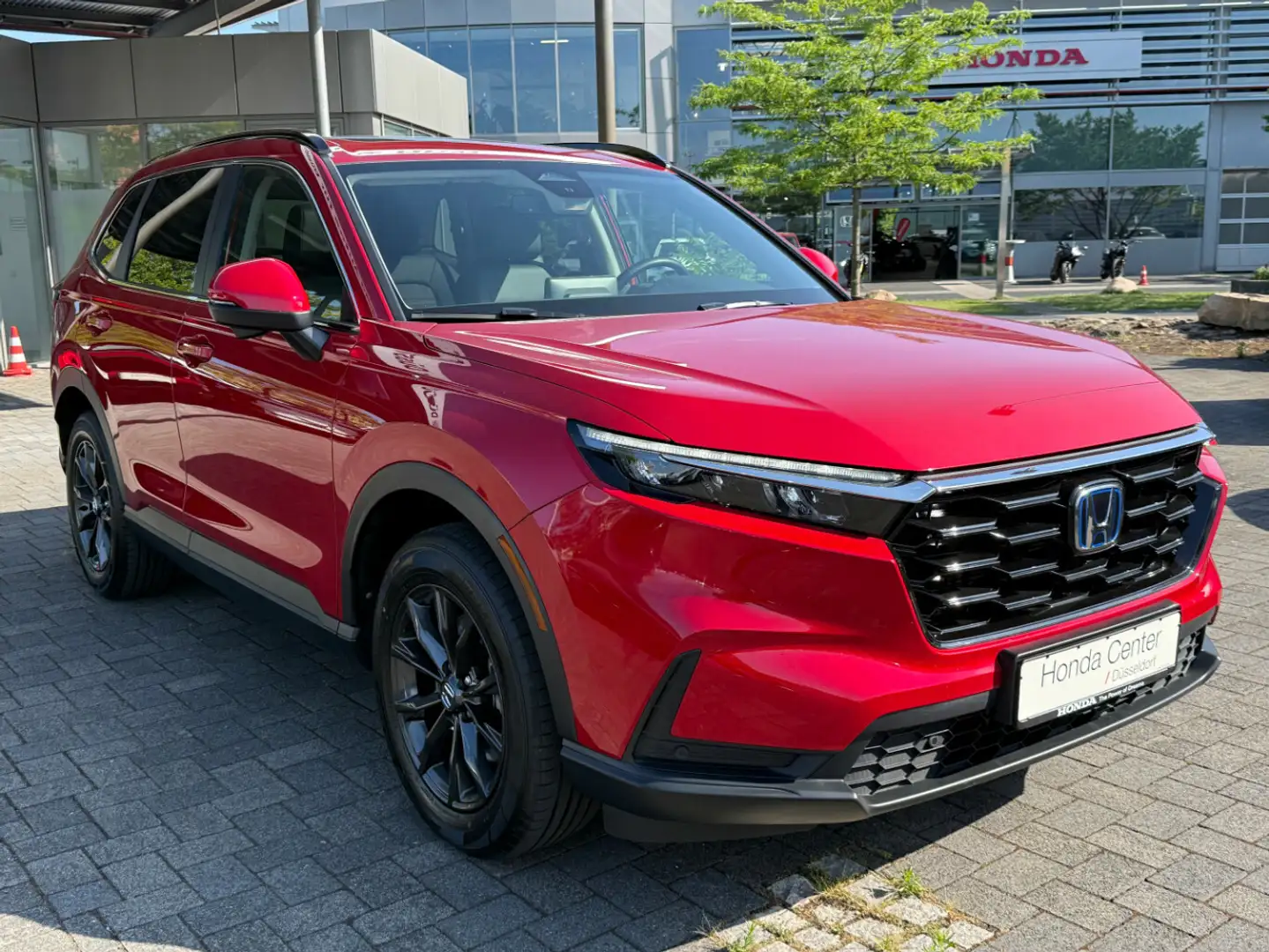 Honda CR-V e:HEV Elegance AWD *Leder*Navi*Pano* Rood - 1