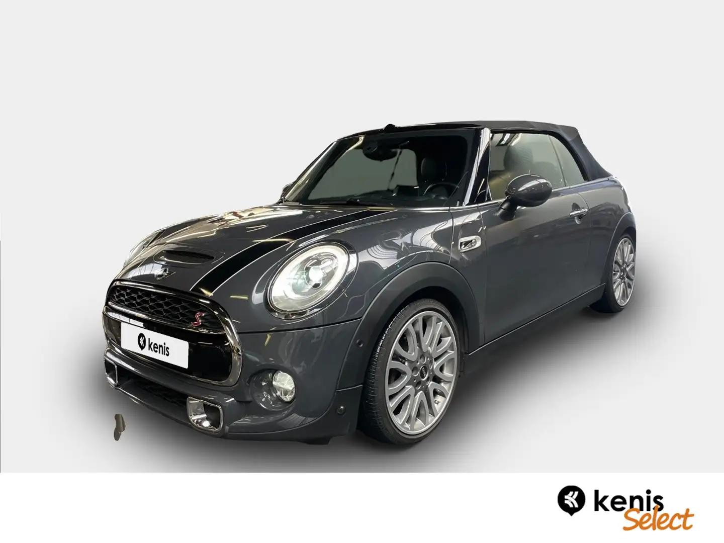 MINI Cooper S Cabrio 2.0 NAVI LEDER AIRCO VERW.ZETELS Grijs - 1