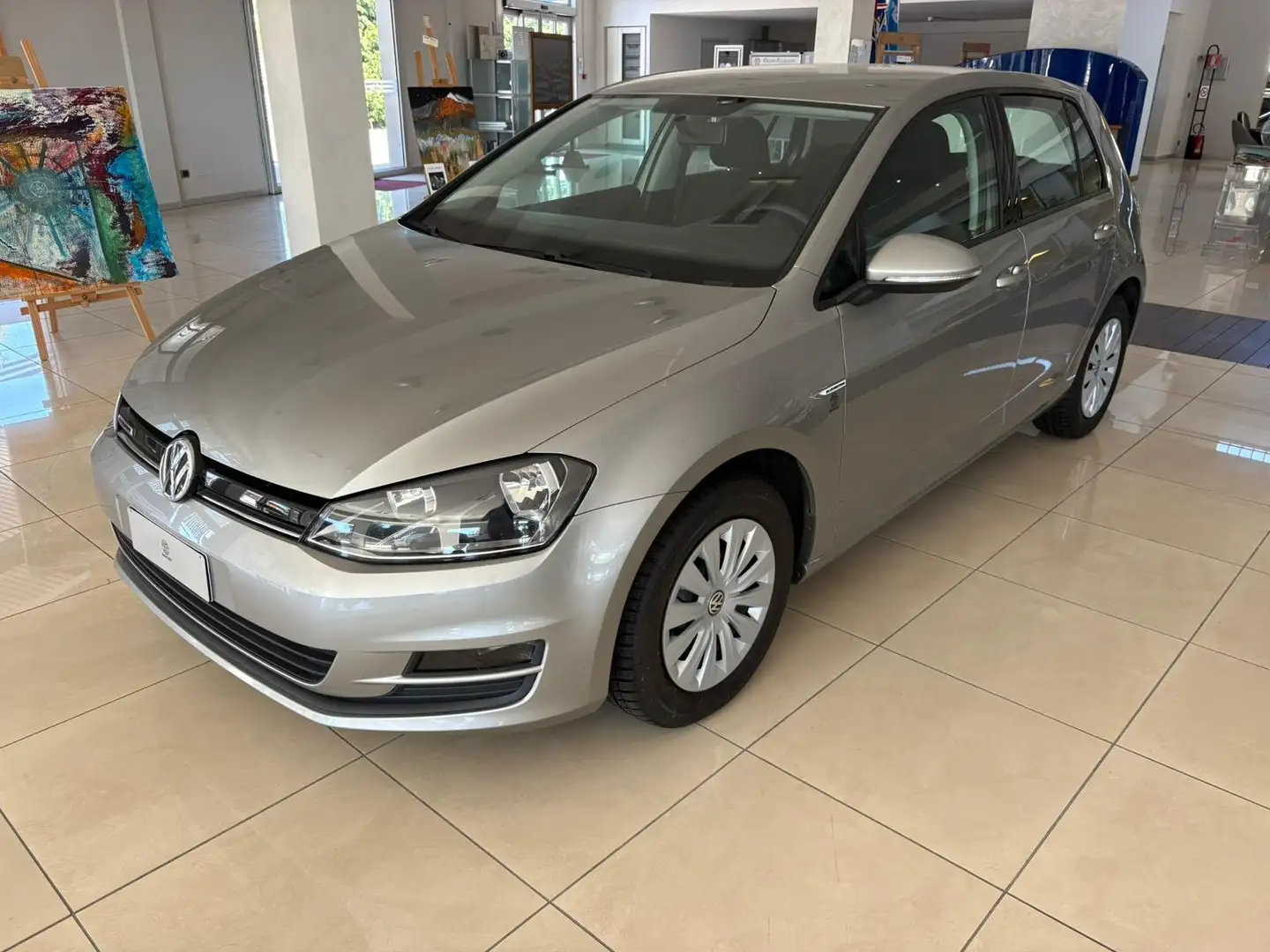 Volkswagen Golf Golf VII 2013 5p 1.4 tgi Comfortline Business Argent - 1