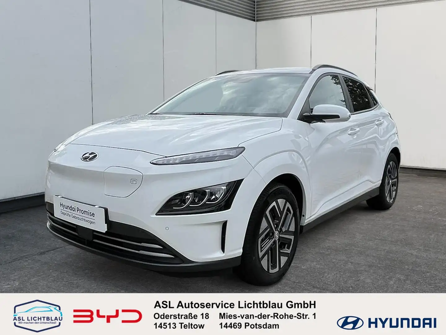 Hyundai KONA Elektro (100kW) ADVANTAGE 100kW Weiß - 1