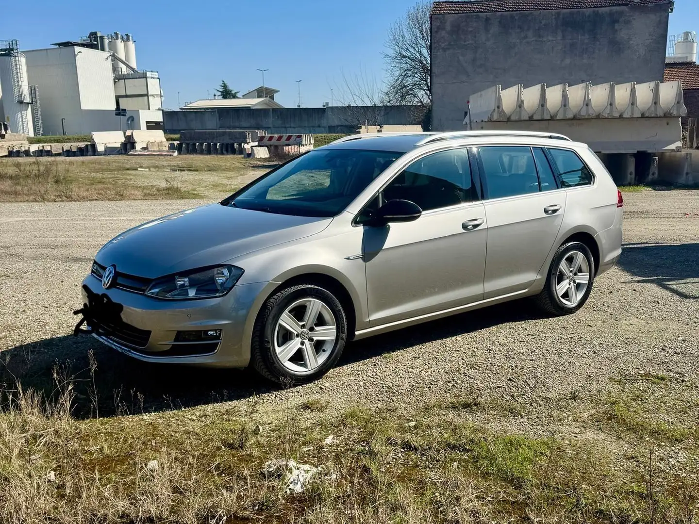 Volkswagen Golf Variant Golf Variant 1.4 tgi Highline Argento - 1