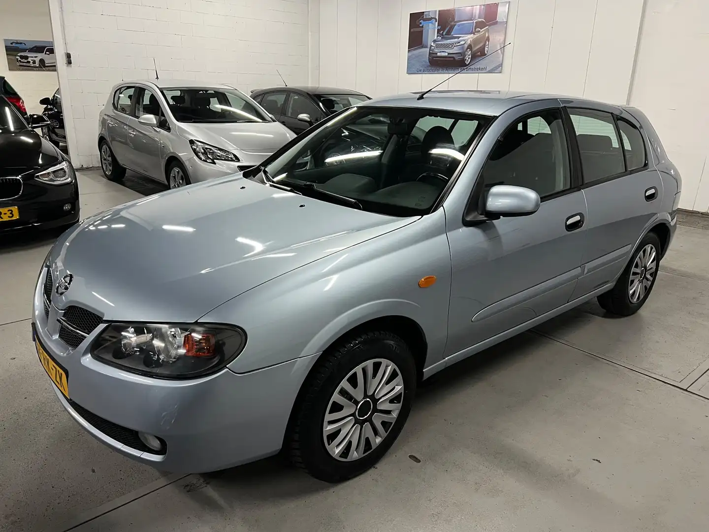 Nissan Almera 1.8 Acenta ECC / NAP / 5-DEURS / TREKHAAK Blau - 2