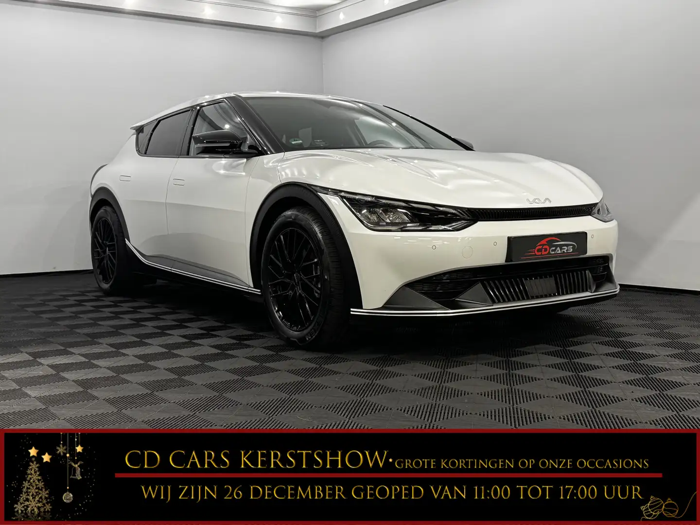 Kia EV6 Light Edition 58 kWh Leder, Camera, Navi, Winterpa Blanc - 1