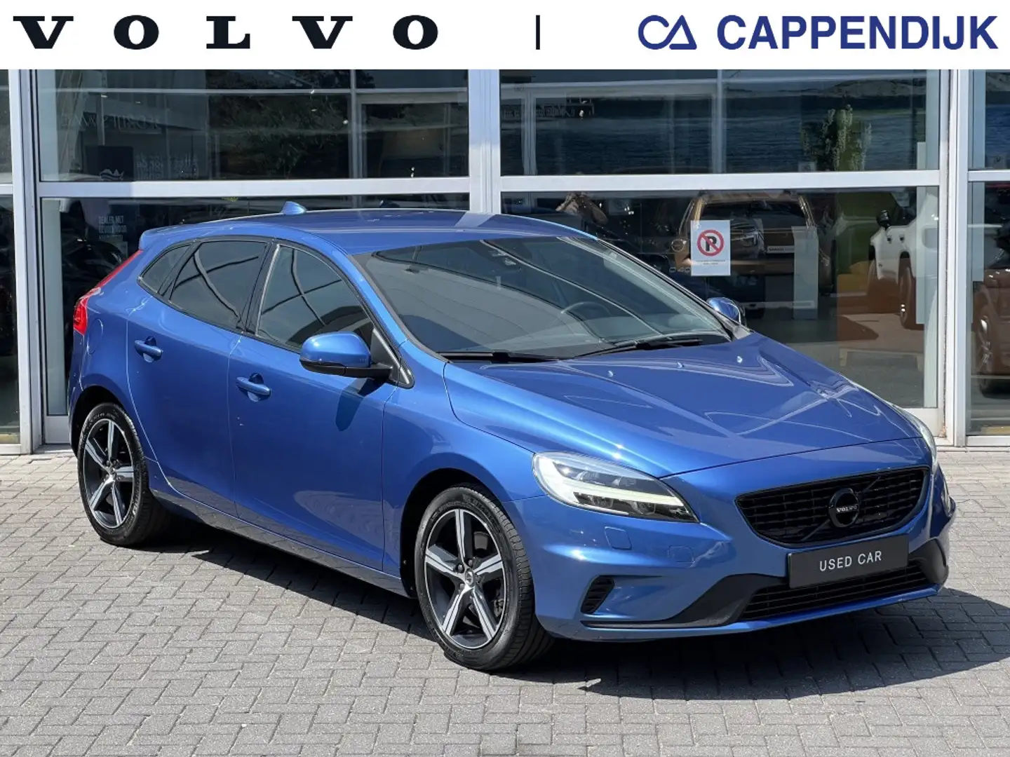 Volvo V40 T3 153PK Nordic+Sport| Standkachel| Trekhaak| Navi Blau - 1