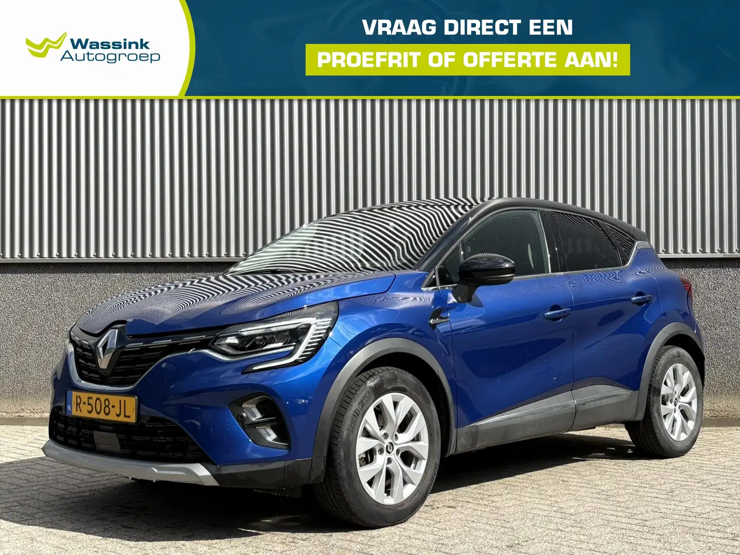 Renault Captur E-Tech Hybrid 145pk Intens | Navigatie | Cruise Co Blauw - 1