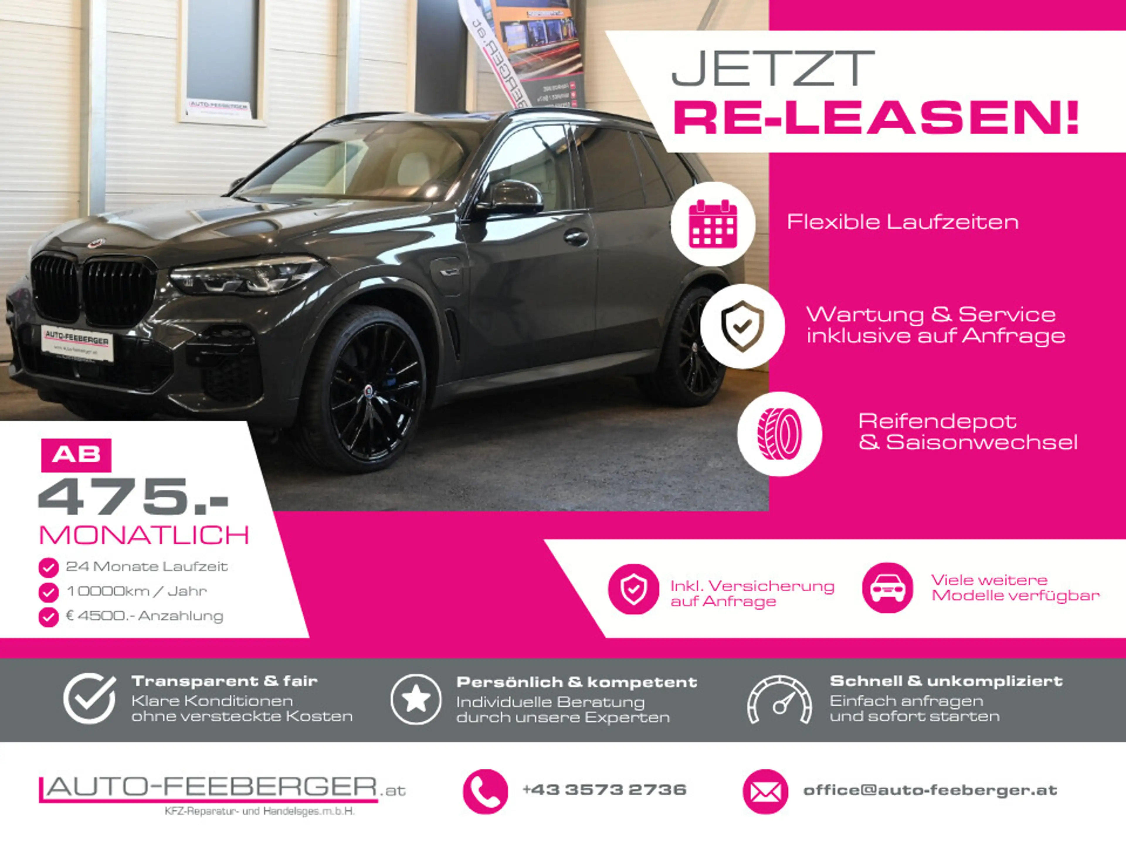 BMW X5 xDrive45e M Sport; ACC, 360°Kamera, Adaptives F...