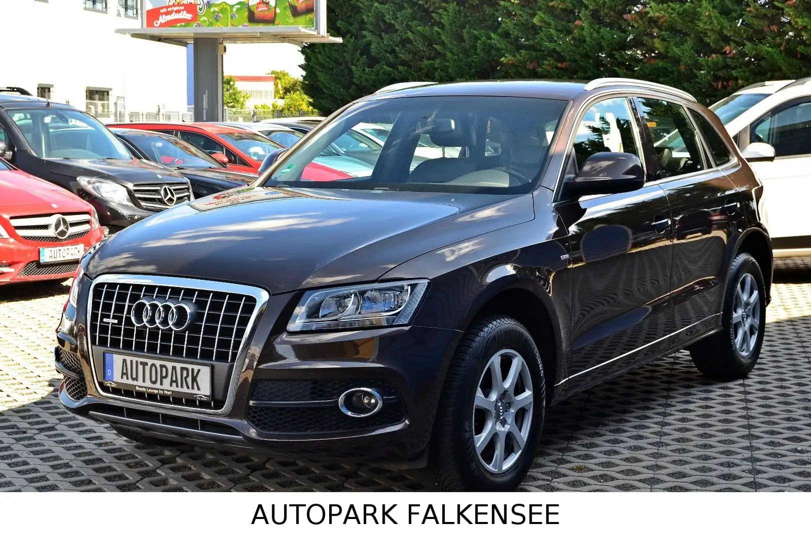 Audi Q5 2.0 TFSI  QUATTRO S-LINE VOLLEDER+SAUBER+TÜV Brun - 1