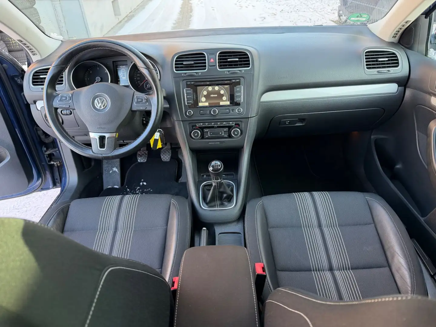 Volkswagen Golf VI Variant 2.0 TDI Match Bleu - 2