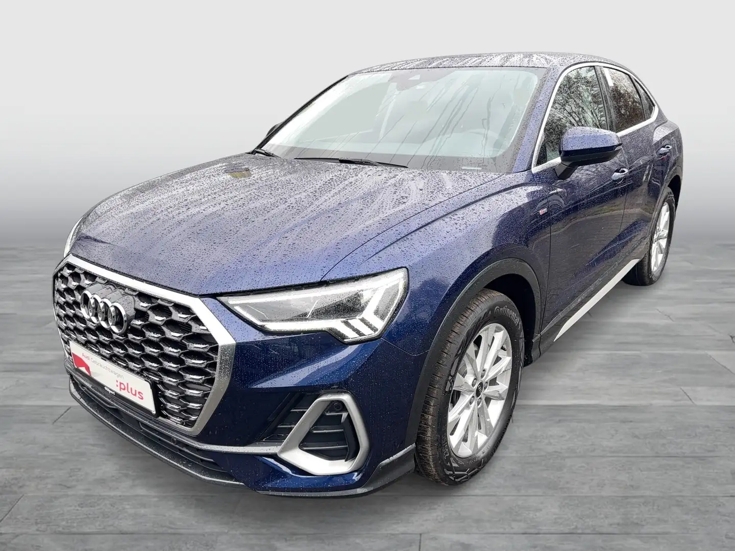 Audi Q3 Sportback 35 S LINE AHK CAM ACC LM18 E-KLAPPE Blau - 2