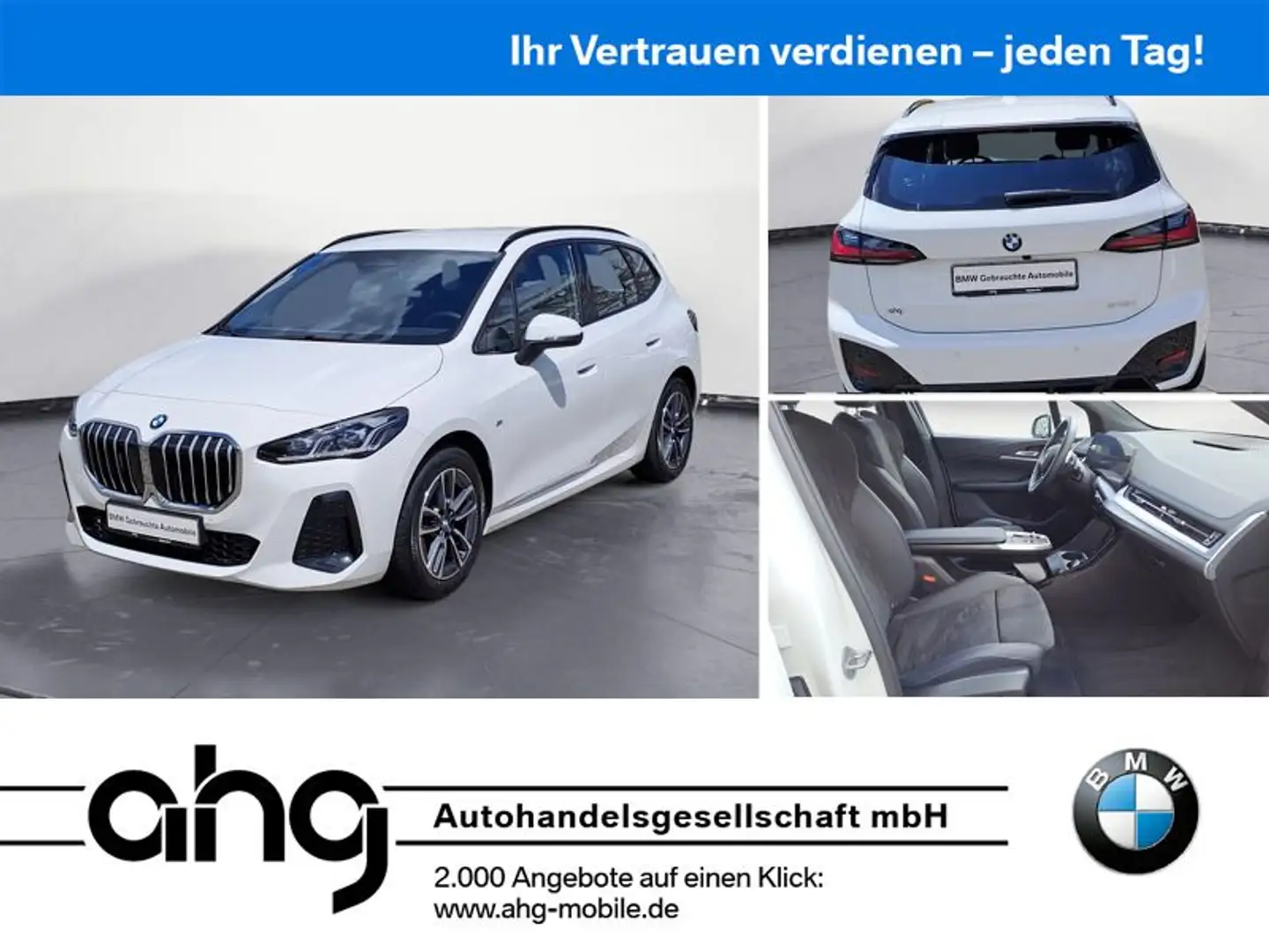 BMW 218 M Sportpaket AHK el. Sitze Weiß - 1