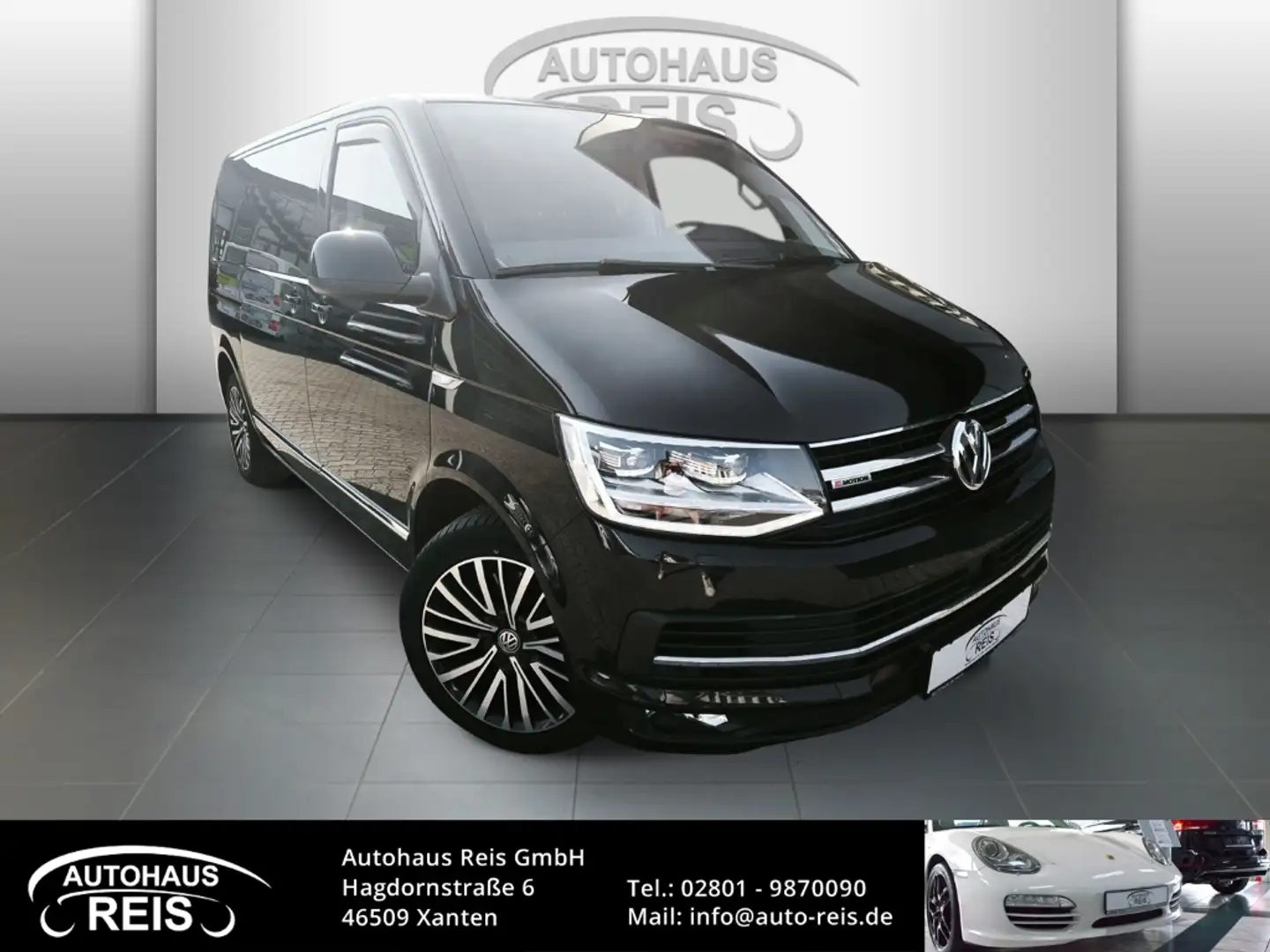 Volkswagen T6 Multivan Generation Six 4Motion DSG AHK ACC Schiebdedach Dy Schwarz - 1