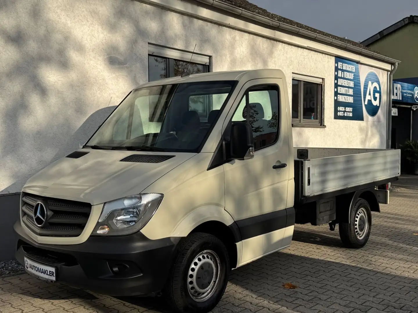 Mercedes-Benz Sprinter II Pritsche 211 CDI Worker I.Hand 45tkm Gris - 2