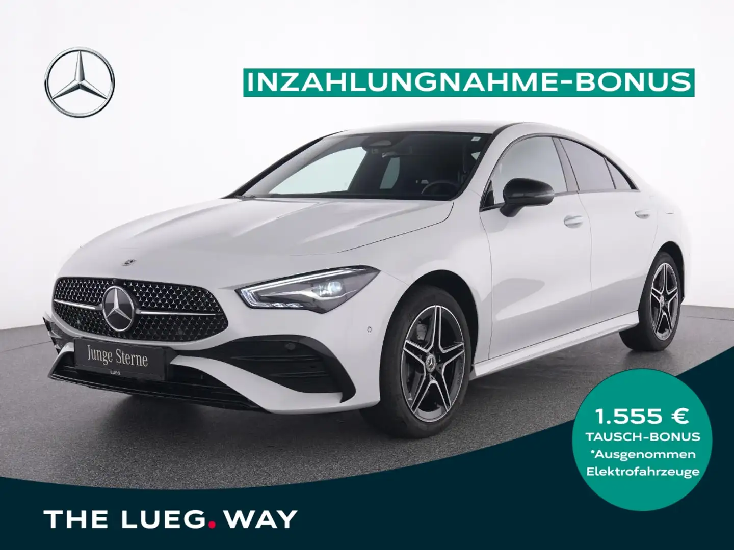 Mercedes-Benz CLA 250 e AMG+MBUX+LED-HP+AHK+NIght+Key+RFK+Amb+ Bílá - 1