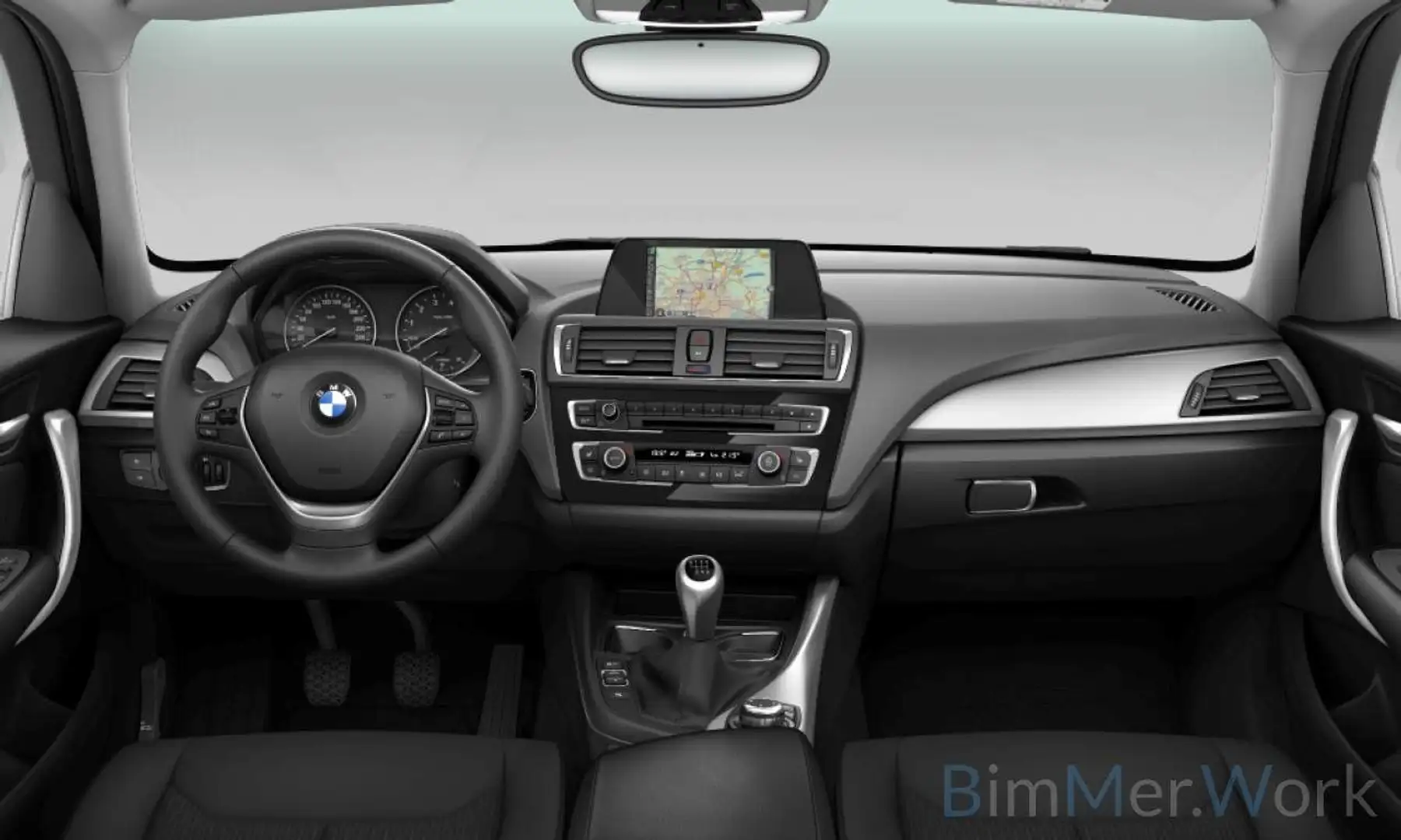 BMW 118 i 1.Hand/NAVI/LED/BMW-Serviceheft Schwarz - 2