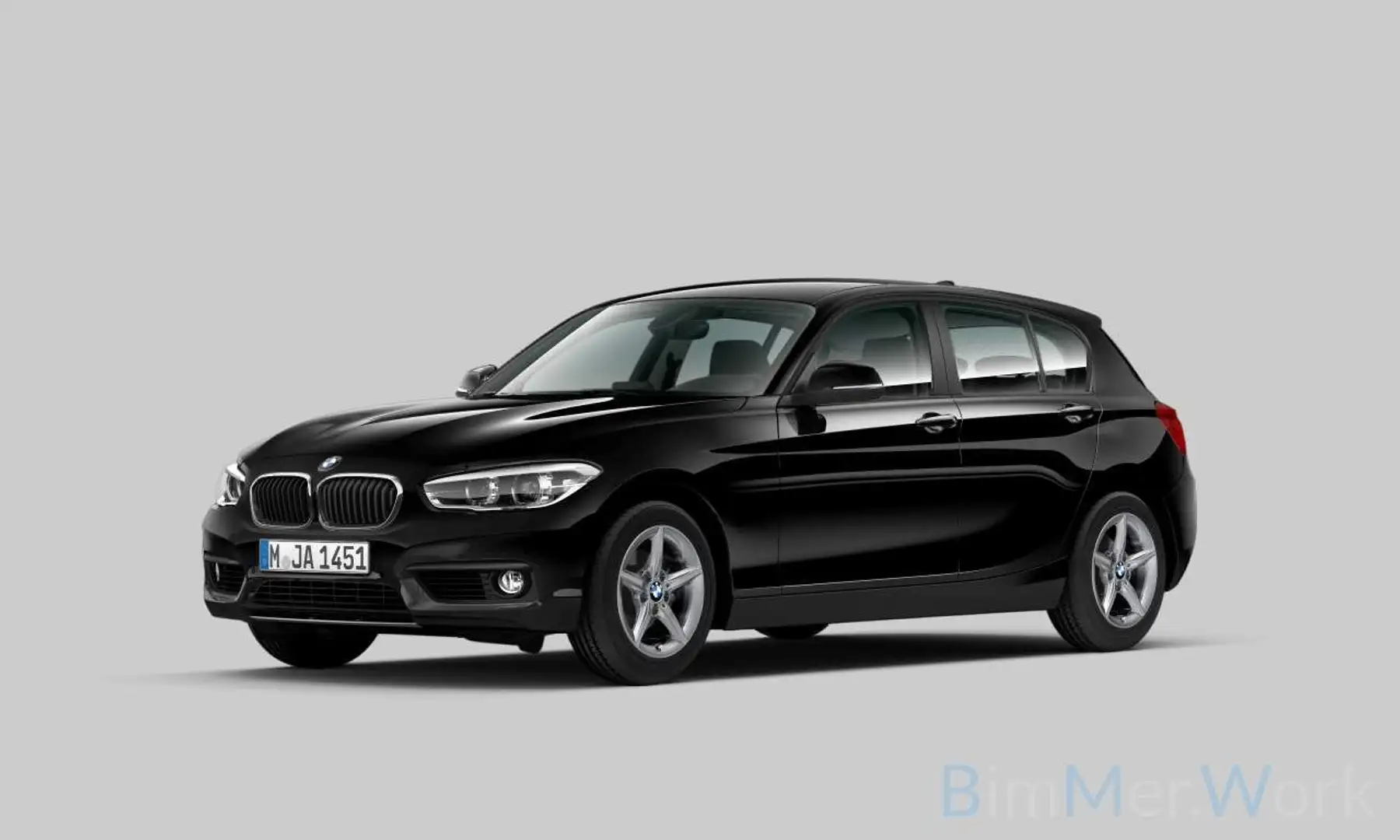 BMW 118 i 1.Hand/NAVI/LED/BMW-Serviceheft Schwarz - 1