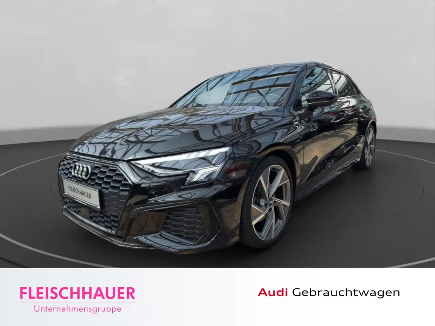 Audi A3 Sportback S line 35 TFSI DSG Navi Digitales Cockpi Zwart - 1