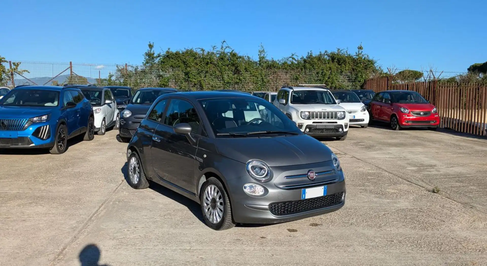 Fiat 500 HYBRID LOUNGE 1.0cc 70cv TETTO PANORAMA Grigio - 1
