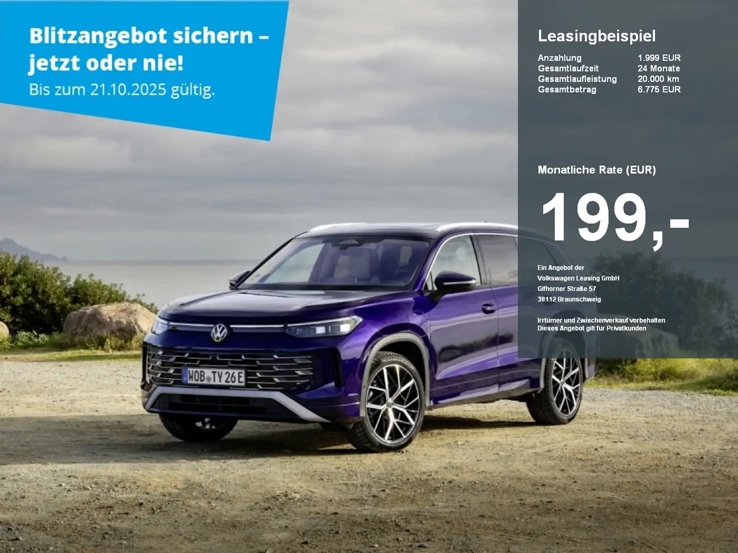 Volkswagen Tayron Life 1,5 l eTSI Grijs - 1