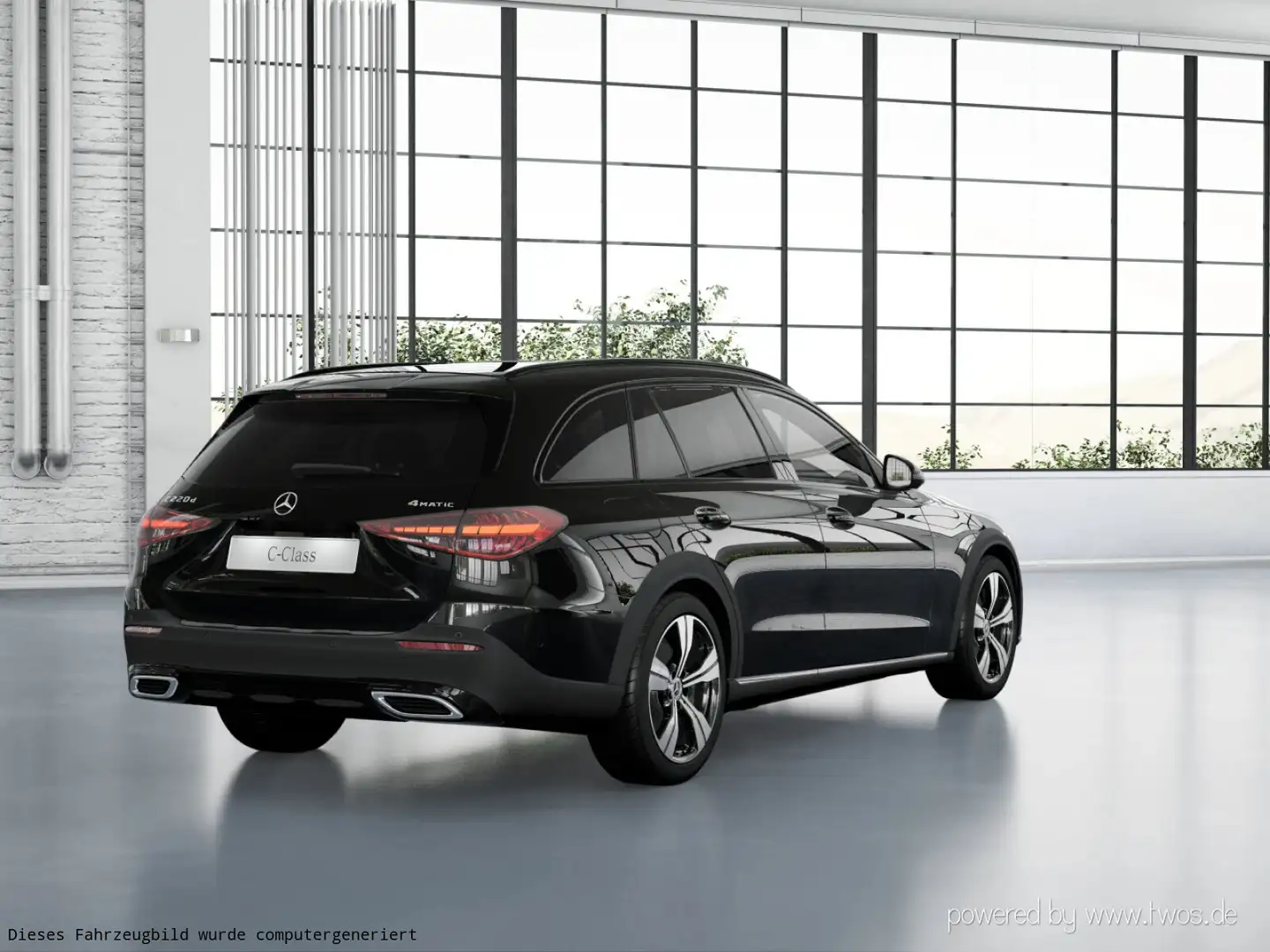 Mercedes-Benz C 220 C 220 d 4M T *ALLTERRAIN*360°KAM*SHZ* Schwarz - 2