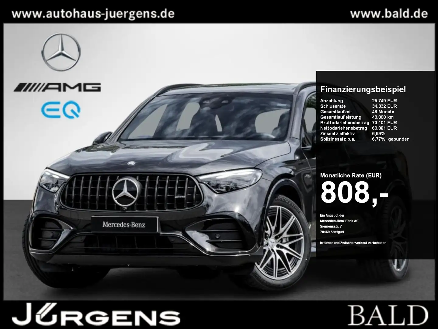 Mercedes-Benz GLC 43 AMG 4M Sthzg/AHK/Distr/Digital/Night/360 Gris - 1