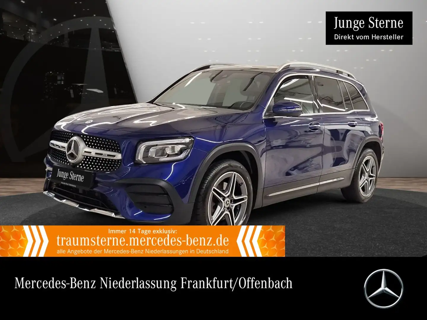 Mercedes-Benz GLB 200 d AMG+PANO+LED+KAMERA+KEYLESS+8G Blau - 1