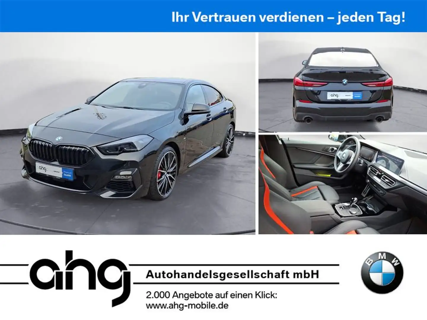 BMW 220i Gran Coupe Edition Colorvision Navi DSG Led Schwarz - 1