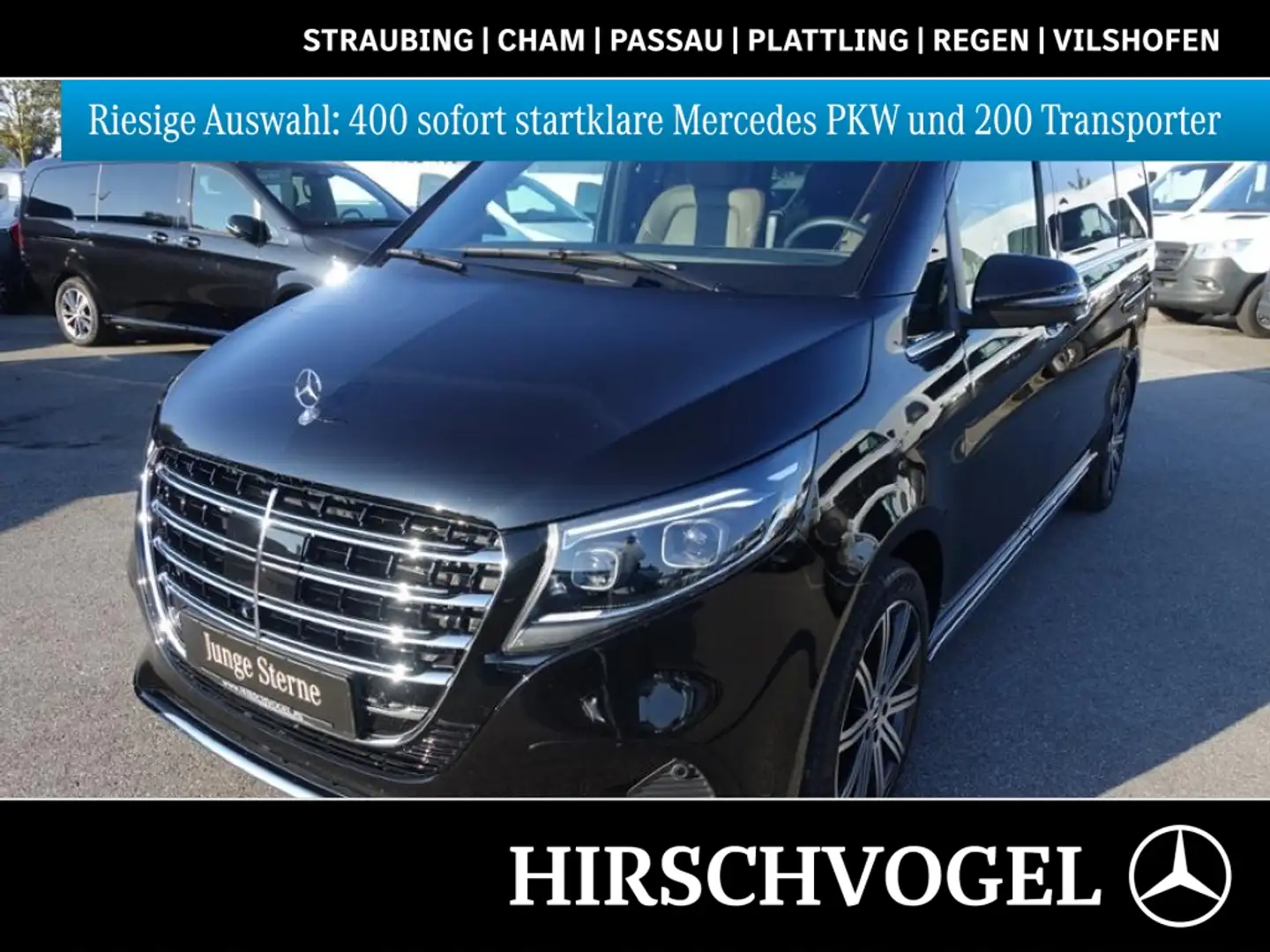 Mercedes-Benz V 300 d Exclusive 4M MOPF lang Memory Distronic Schwarz - 1