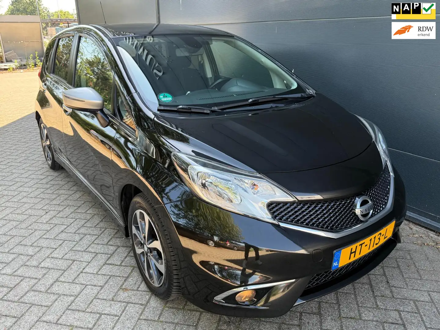Nissan Note 1.2 Tekna N-TEC/Navi/Airco/Camera/Bluetooth Zwart - 1