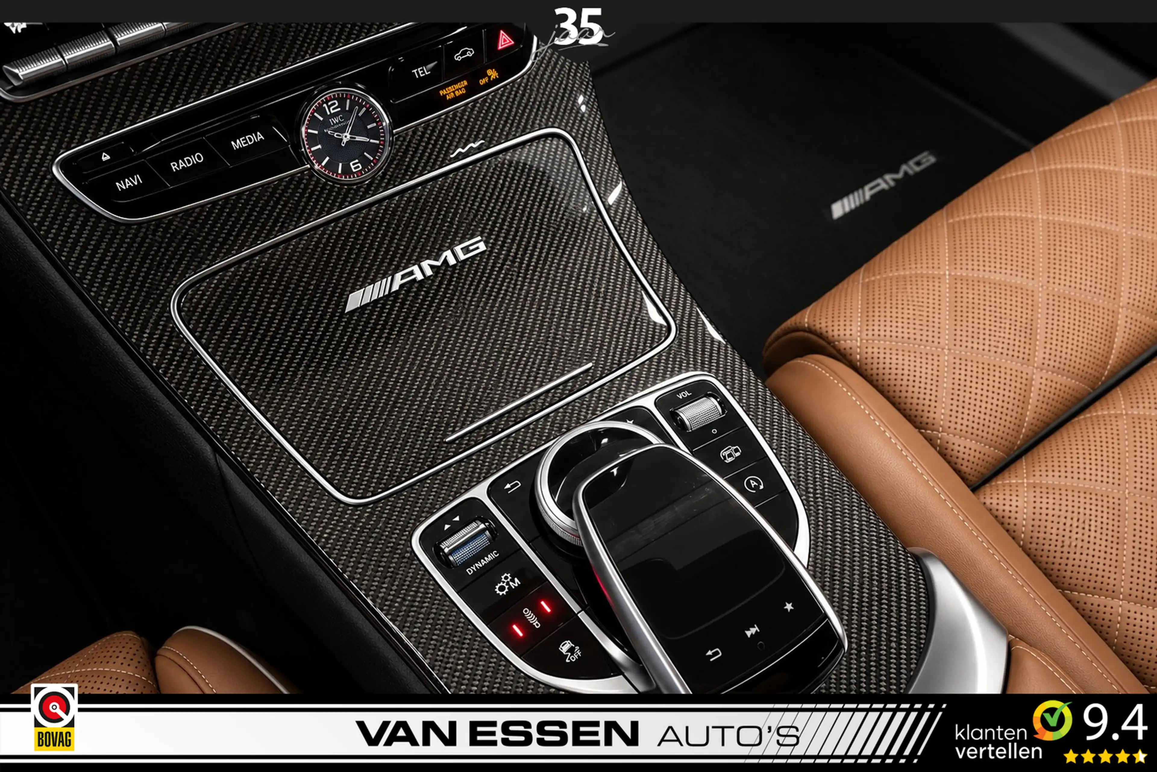 Mercedes-Benz C 63 AMG S | PANO | HEAD-UP | SCHAALSTOELEN | BURMESTER | C — photo 12
