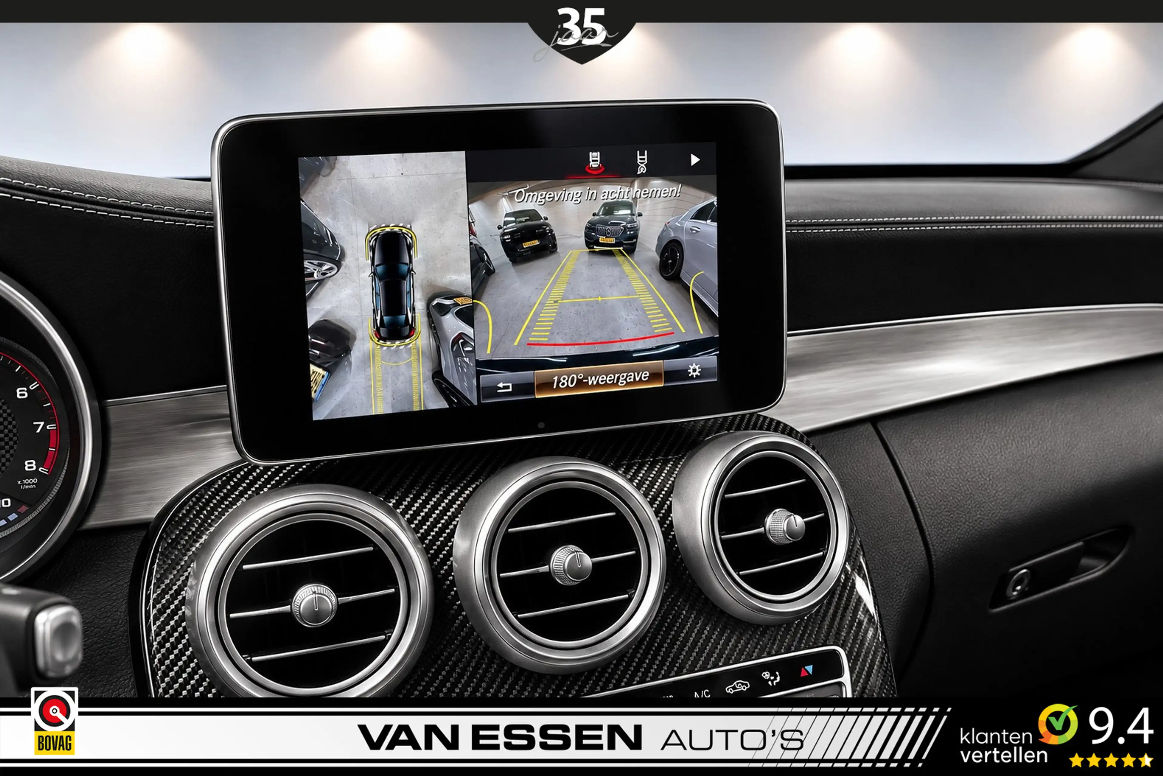 Mercedes-Benz C 63 AMG S | PANO | HEAD-UP | SCHAALSTOELEN | BURMESTER | C — photo 25