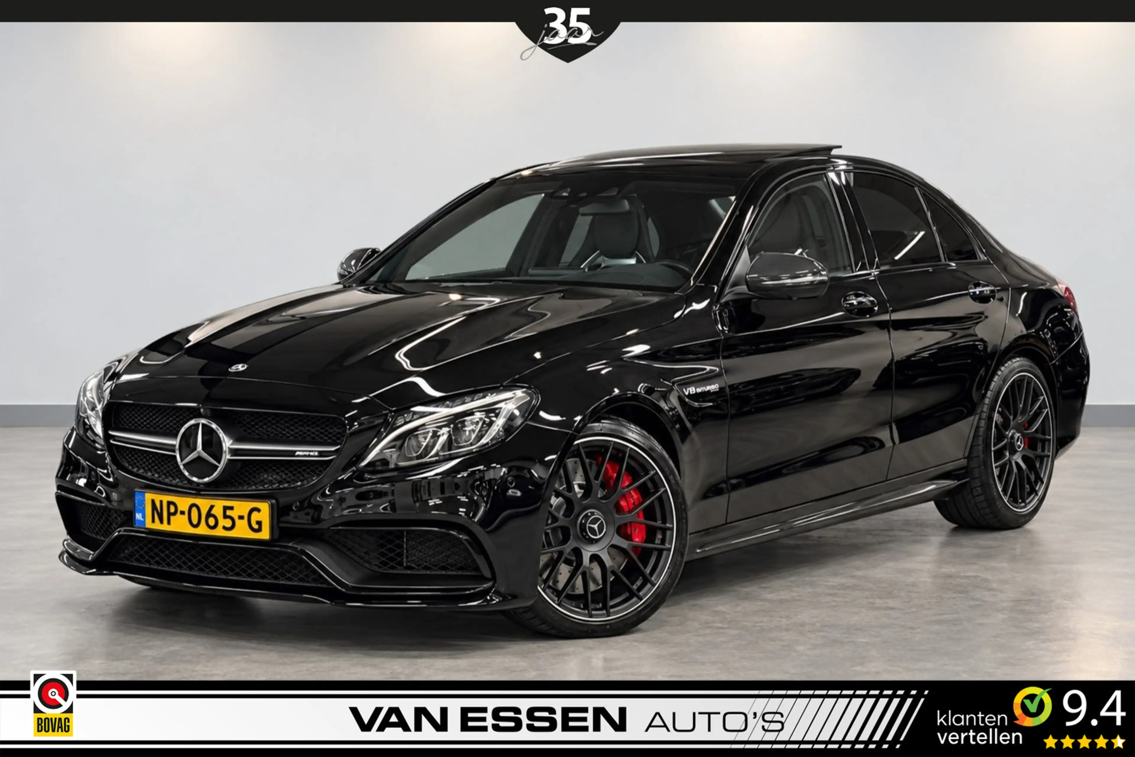 Mercedes-Benz C 63 AMG S | PANO | HEAD-UP | SCHAALSTOELEN | BURMESTER | C