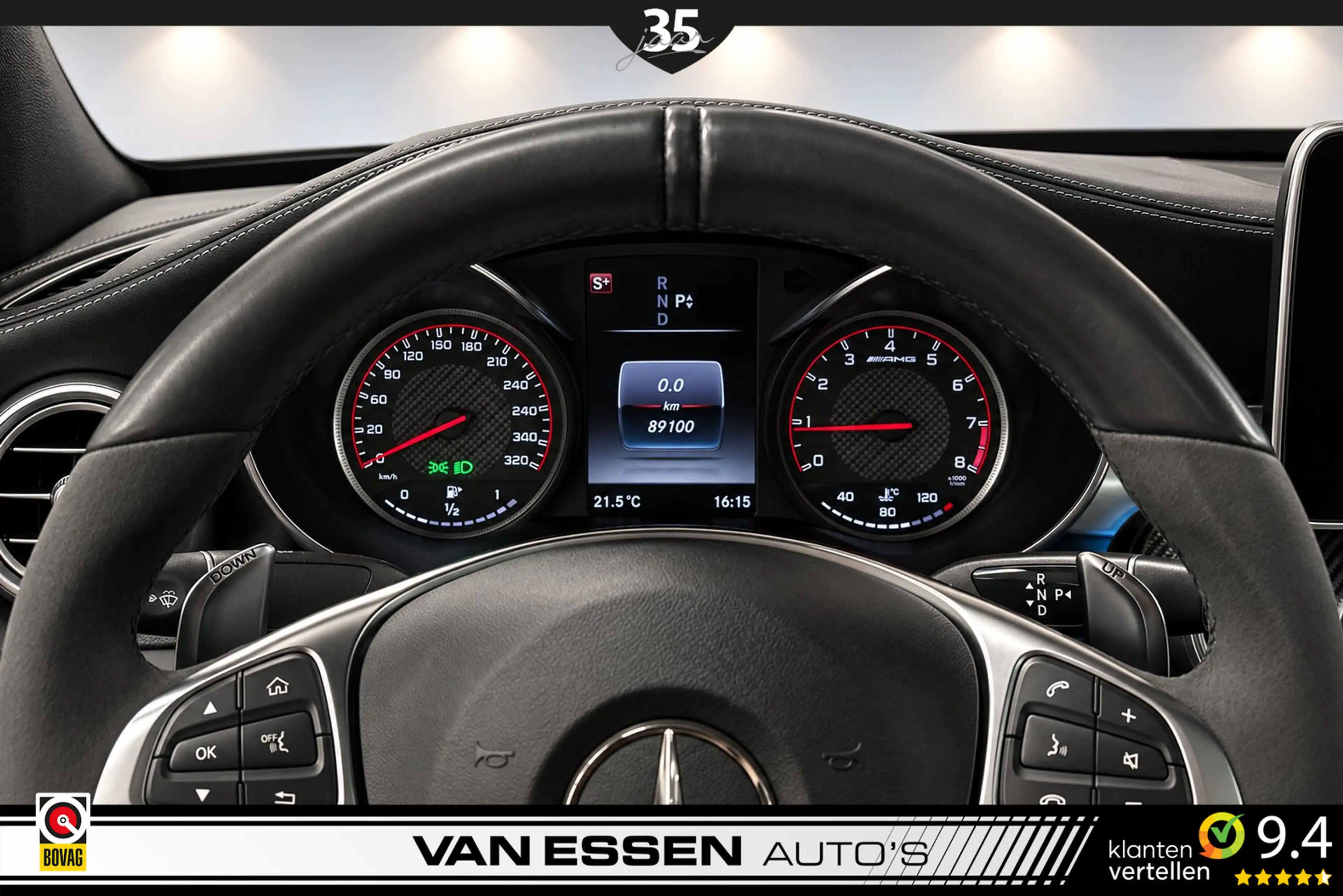 Mercedes-Benz C 63 AMG S | PANO | HEAD-UP | SCHAALSTOELEN | BURMESTER | C — photo 22