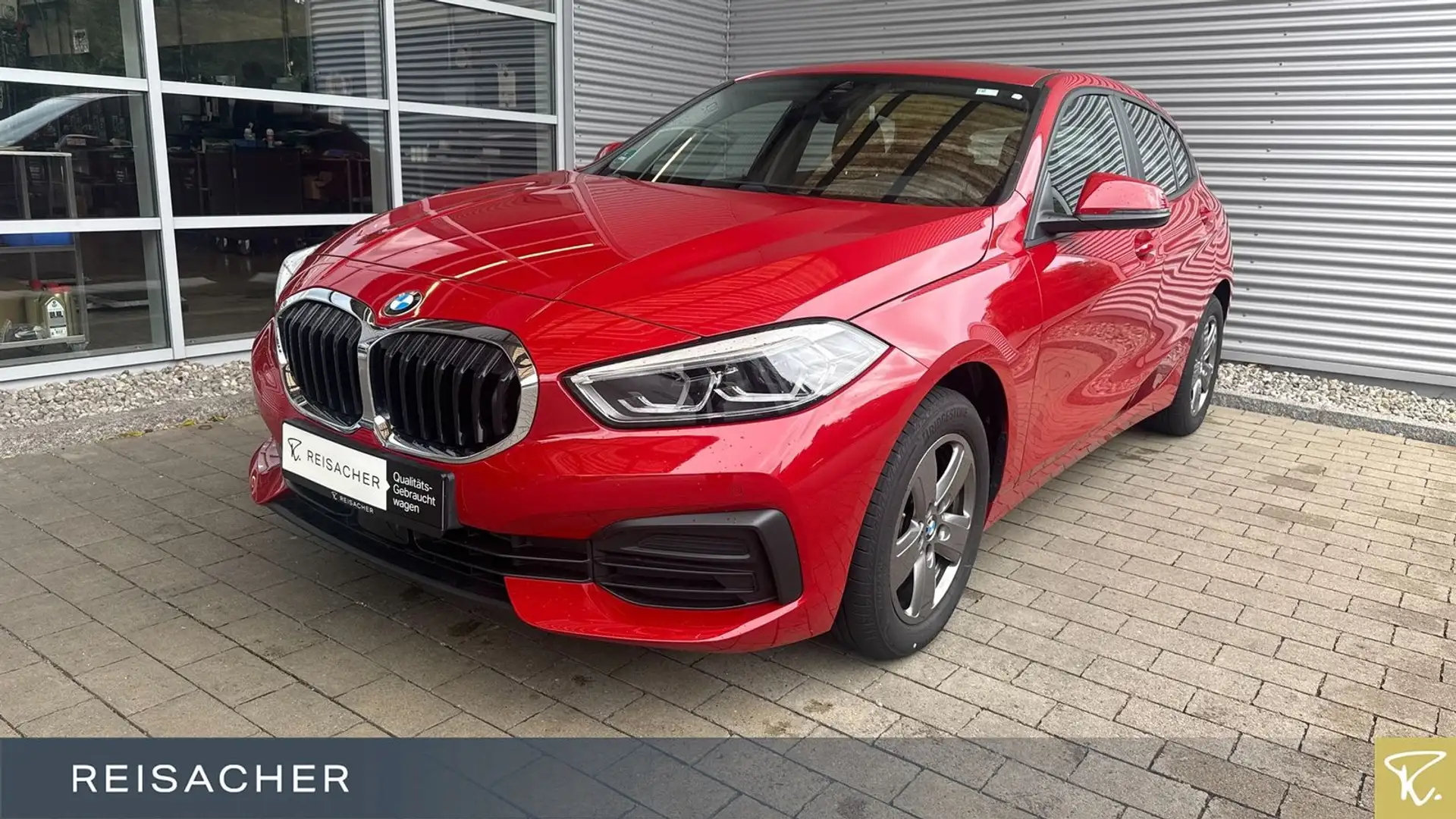 BMW 118 i Advantage Navi Tempo PDC LED SHz 16"LM Rojo - 1