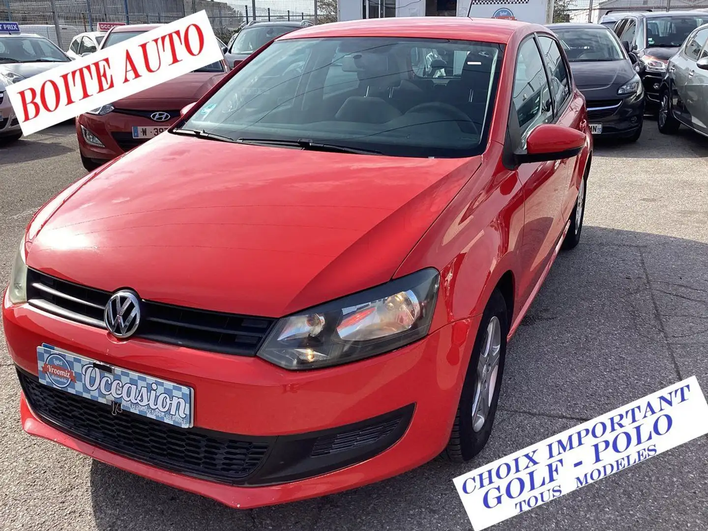 Volkswagen Polo 1.4 MPI Trendline Rouge - 1
