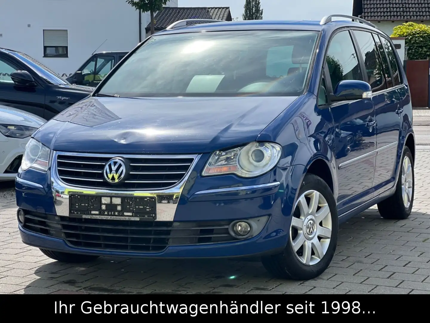 Volkswagen Touran 1.4 TSI Highline *TÜV NEU/STHZ/S.DACH/PDC Blau - 1